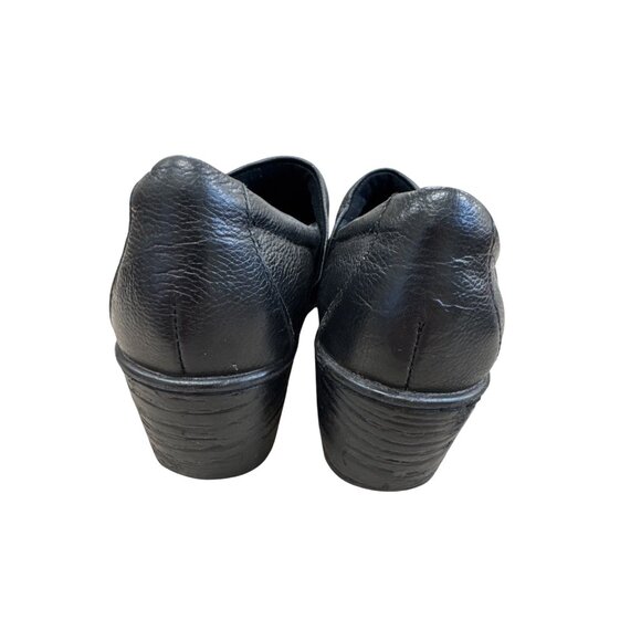 B.OC Womens Black Leather Clogs Mules 7M SKU 7484 - Picture 6 of 11